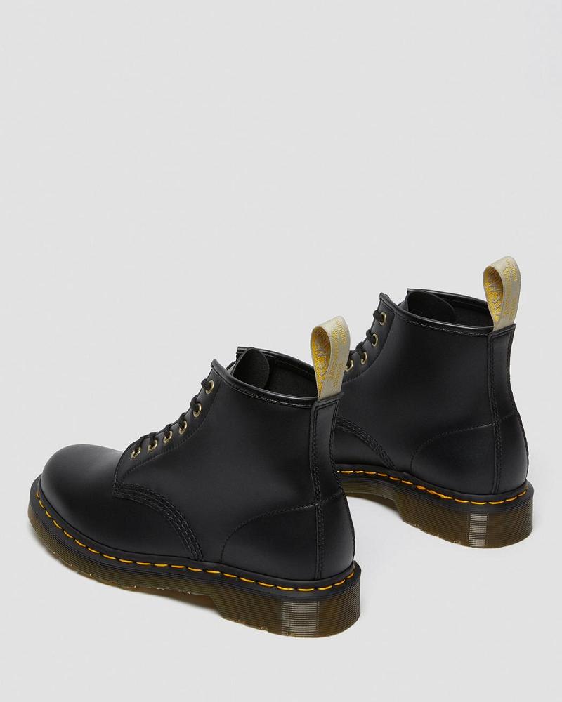 Dr Martens Vegan 101 Felix Enkellaars Dames Zwart | NL 694XYU